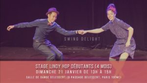 Stage Lindy Hop niveau débutant avec Swing Delight