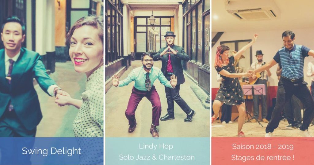 Stages Lindy Hop & solo Jazz Charleston de rentrée avec Swing Delight